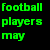 Pixel art buddy icon featuring a cheerleader character with green text on black background reading "football players may have cheer leaders but hockey players take them home!!!"