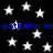 Black background with scattered white stars and repeated blue text 'gothstar99' in two horizontal bands.