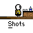 Animated contact sheet showing a pixel art character drinking shots at a bar across 17 frames with 'Shots' text below each frame.