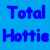 Pixel art contact sheet showing multiple frames of an animated buddy icon with a female character and text elements on blue backgrounds.