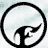 A static contact sheet of a 7-frame animated icon featuring the Finch band logo with a stylized fish in a circle, text "250 mL FINCH", and small "no label" text on a light blue background.
