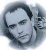 A two-frame contact sheet showing a grayscale portrait of a man on the left and green text reading "Original Icons .com" on a dark green background on the right, with no visible animation changes between frames.