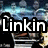 Pixelated image of a band with text 'Linkin Park' overlaid, featuring dark clothing and blue-toned background elements.