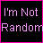 A 2x2 contact sheet of four black square panels with pink borders containing pixelated text, arranged in a grid on a gray background.