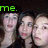 pixelated faces with text labels and a red heart symbol, showing slight variations in facial expressions
