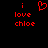 Red pixelated text and a heart symbol on a black background, with the heart symbol present in one view and absent in another.
