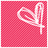 A static image divided into four quadrants with a pink checkered heart, blue background text, and two dogs.