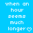 Pixelated text on blue background with small heart and arrow symbols in different positions across repeated