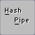 Animated sequence showing a stylized 'W' symbol with text 'Hash Pipe' fading in and out