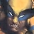 Pixelated close-up of a character's face with dark hair, blue eyes, and a neutral expression against a yellow background.
