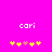 Pixelated text 'cori' above yellow and pink star-like shapes on a bright magenta background.