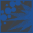 Animated contact sheet of a Halloween-themed buddy icon showing sequential frame changes with text overlays on blue and dark gray backgrounds.