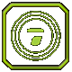 Four distinct yellow-green geometric icons arranged in a 2x2 contact sheet with octagonal borders, each featuring unique circular or linear symbols on gray backgrounds.