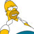 Pixelated yellow cartoon character with large nose and glasses, holding a long thin object, standing next to a yellow bucket on a white background.