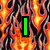 Animated icon with fiery background, green vertical bar, blue 'AM' text, and red 'RELEVANT' banner over skull pattern.