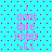 Cyan background with red dots; pink text "i dont take notes -G.L" appears twice in a , with one instance showing pixelated distortion