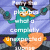 Pixelated cartoon character in teal outfit with orange beak and feet, arms raised against blue gradient background.