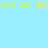 Pixelated text in bright green on light blue background with a single pink pixel cluster above the 'E' in 'EFFROVE'.