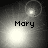Four grayscale display the name 'Mary' with varying light effects and circular lens flares in different positions
