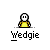 Pixel art character in yellow shirt with white head, shown in multiple poses including standing, interacting with another figure, and lying down on gray background.