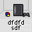 A static icon with a dark gray rectangular portal, small red-yellow-blue cube, and black-and-green controller-like object on a light gray background with repeated text.