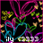 Pixelated abstract composition with swirling magenta, cyan, green, and yellow lines on black background, white text at bottom reading '114' and '6832'.