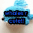 A blue cartoon character with a knitted hat displays text in various colors