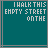 six teal with pixelated text reading "I WALK THIS EMPTY STREET ON THE BOULEVARD OF BROKEN DREAMS" and one containing a green star symbol