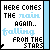 A 3x3 contact sheet of pixel art frames showing animated text with a light blue vertical bar on the left and black borders between cells, displaying variations in text color and style across sampled frames.