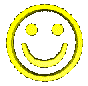 Yellow 3D smiley face icon rotates through multiple angles against gray background, showing front, side, and partial views with consistent facial features.
