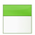 Green and white rectangular icon with a solid green top section and plain white bottom section, framed by thin gray borders.