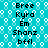Static image with cyan background patterned by white circular and hexagonal shapes, displaying repeated text in black pixelated font.