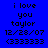 Blue background with black pixelated text reading "i love you taylor 12/28/07 <333333" in two identical vertical