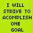 Pixelated black text on bright green background with partial gray overlay, displaying motivational phrases.