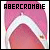 Pixelated pink and white flip-flop with 'ABERCROMBIE' text above, showing a small black pixel change in the right frame.