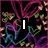 Animated pixel art with four showing text changes: 'I' and 'LOVE' in top-left and top-right, 'YOU' in bottom-left, and 'don't forget that' in bottom-right green text