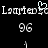 Pixelated text displays 'Lamted' with a heart symbol replacing the 'e', flanked by two identical numbers and digits below.