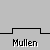 Pixelated character in green-and-blue striped shirt and black pants performs various poses on gray platform background with 'Mullen' text below each pose.