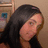 A four-quadrant image with a pixelated photo of a person with long dark hair on the top-left, pink backgrounds with text on top-right and bottom-left, and a gray background on the bottom-right.