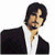 A 50x50 pixel buddy icon split into two sections: a grayscale portrait of a man on the left and green text on a dark background on the right.