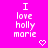 Pixelated text on bright pink background with two identical heart symbols below the text.