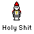Pixelated character with red hat and yellow cross on chest, repeated in with text below; one shows a shield with brown cross on blue background