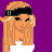 Pixel art contact sheet showing three frames of an animated icon with a blonde character, text overlay, and partial body parts against purple background.