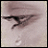 30 grayscale animated frames showing a stylized eye with tears, transitioning from 'silent' to 'tears' text labels