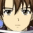 Anime-style character face with brown hair and neutral expression, adjacent to black background with white text reading 'Anime IM' and 'COM' in pixelated font.