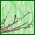 five and five shows a spring-themed animation with pink blossoms on brown branches against a light green background, displaying partial text fragments