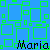 A static image of a pattern with repeating 'Maria' text overlaid on colorful square outlines in blue, green, purple, pink, orange, yellow, and red hues