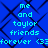 Blue background with black diamond pattern and cyan text reading "me and taylor friends forever <3>" repeated in two