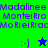 Pixelated buddy icon with four color blocks, repeating text, and two emoticons, one star changing from blue to green.