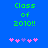 Green pixelated text 'Class of 2010!!' on blue background with pink and purple star-like shapes below.